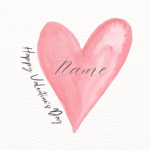 A vibrant watercolor heart illustration to celebrate Valentine's Day, conveying joy and love.