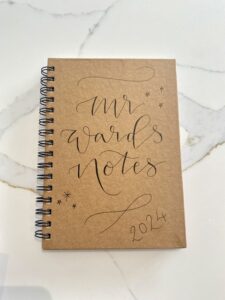 Personalised notebook - any message / name - Image 2