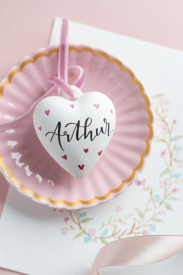 3D Ceramic Personalised Heart