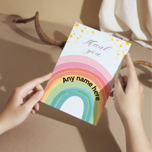 Personalised Thank You Card