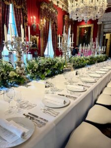 On-site calligrapher for a VIP dinner