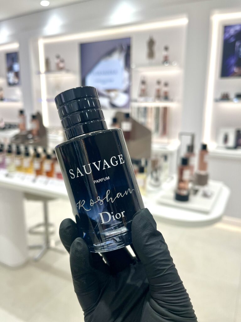 Luxury live engraving in Chester for Dior