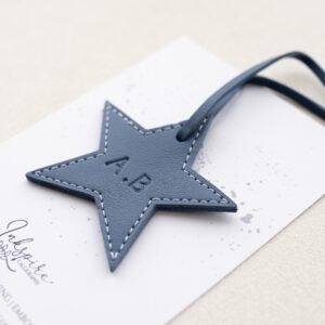 Embossed Star Bag Charm (4 colours to choose from)