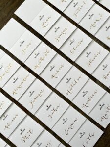 Calligraphy for Rolex event