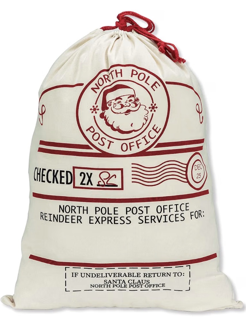 Personalised Santa Sack - Design 1